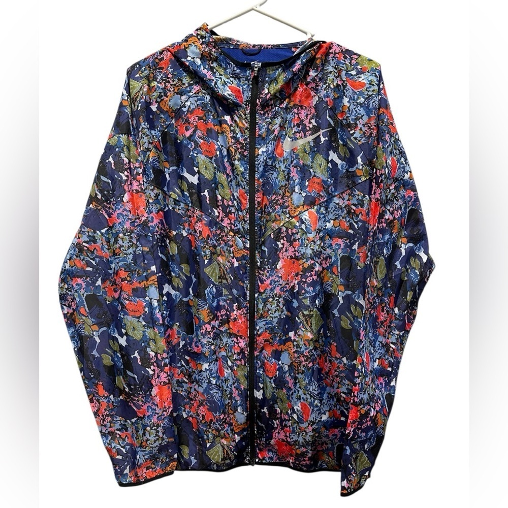Like New Rare Find Nike Floral Print Windbreaker Jacket - Picture 2 of 8